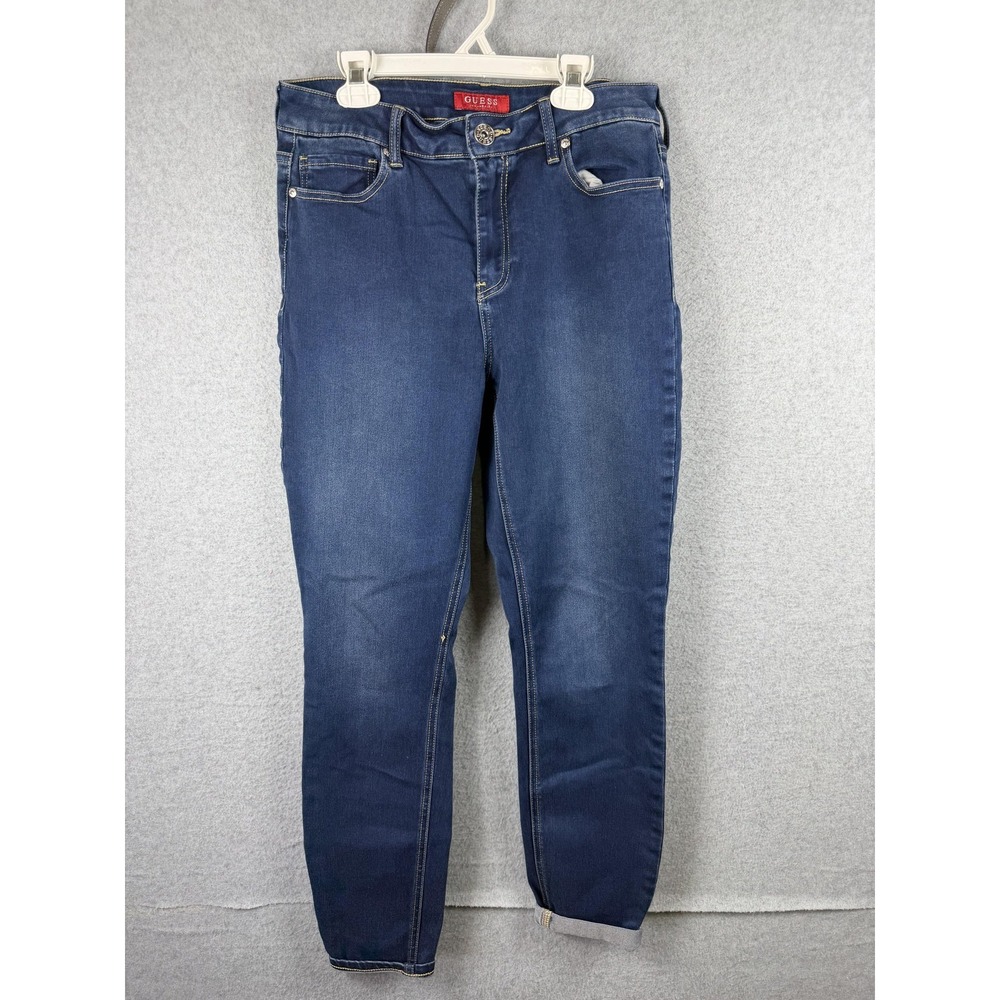 Guess Jeans Womens 30 Blue High Waist Skinny Tatiana Fit Stretch Denim
